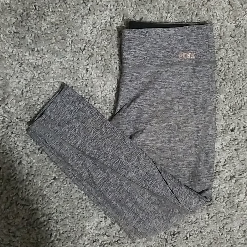 Pink ultimate cropped leggings